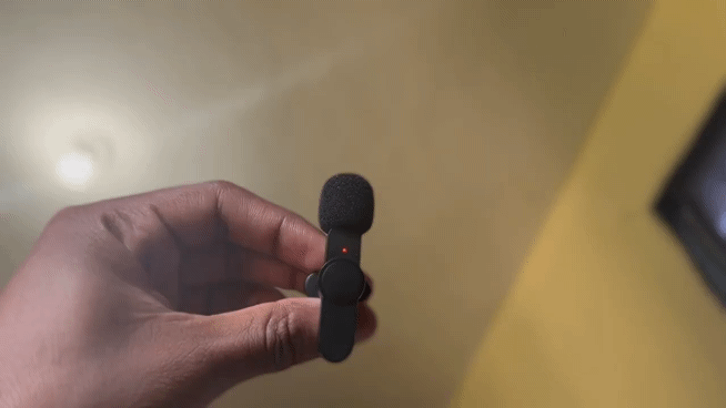 Microfone de Lapela Sem Fio Bower USB-C