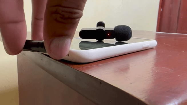 Microfone de Lapela Sem Fio Bower USB-C