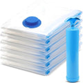 Space-Saving Vacuum Storage Bags – Reusable Compression Set
