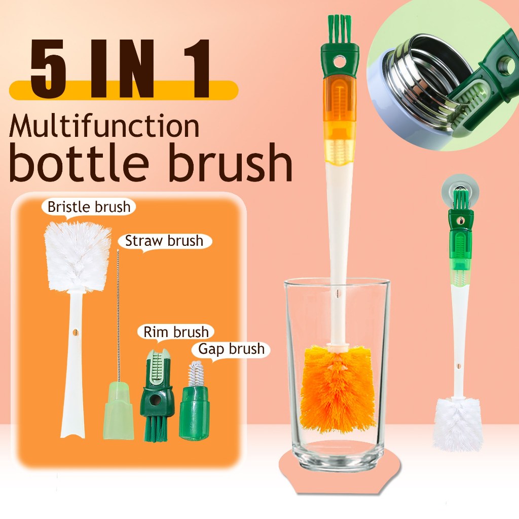 5-in-1 Bottle & Lid Cleaning Brush